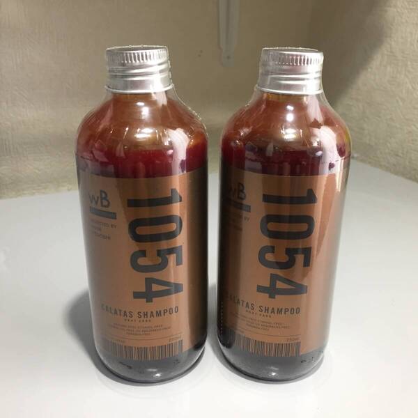 未開封(送料込)カラタス シャンプー2本■ヒートケアカラーケア 1054wB WARM BROWN ブラウン 250mlx2本 CALATAS