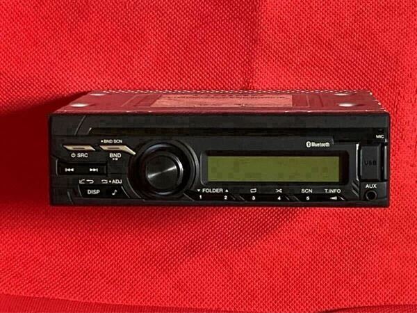 新車外し いすゞ純正チューナー 24V AM ワイドFM Bluetooth USB MIC AUX RI9765 日野ふそうUD共通 デュトロ エルフ 送料無料