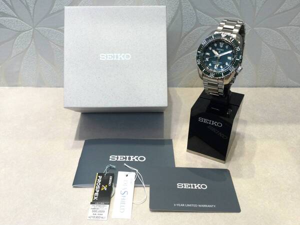 【新品】SEIKO セイコー 大谷翔平さん着用モデル PROSPEX GMTダイバー SBEJ009 自動巻 腕時計 グリーン☆未使用