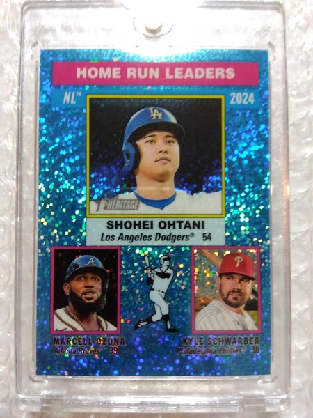送込即決 2025 Topps Heritage Chrome Light Blue Sparkle Refractor #193 Shohei Ohtani… 大谷翔平 ライトブルースパークルリフラクター