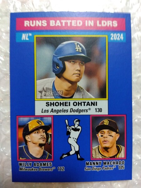 送料込即決 2025 Topps Heritage Dark Blue Border #195 Shohei Ohtani… 大谷翔平 ダークブルーボーダー