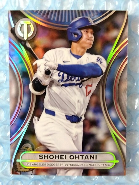 送料込即決 2025 Topps Tribute #46 Shohei Ohtani 大谷翔平 レインボーフォイル ホロカード 極厚