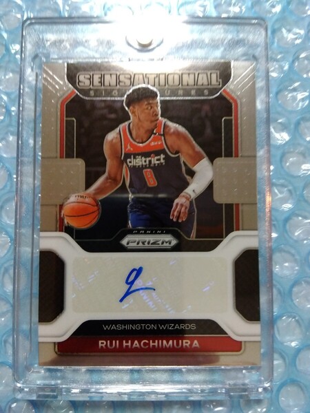 送料込即決 Panini Prizm Sensational Signatures SS-RHM Rui Hachimura 八村塁 直筆サインカード ロサンゼルスレイカーズ