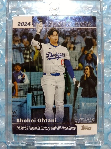 送込即決 2025 Topps Series 1 2024 Greatest Hits GH-25 Shohei Ohtani 大谷翔平 フォイルカード ロサンゼルスドジャース 前人未到 50/50