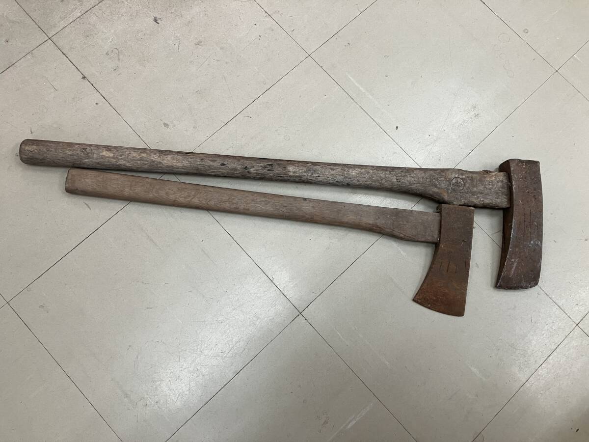 アンティーク・斧（銘入り） Yahoo!オークション -「ヴィンテージ 斧」の落札相場・落札価格
