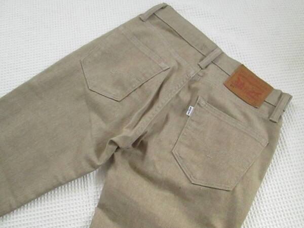 Levi’s リーバイス 511 ☆ W28/ウエスト約74cm ☆ 04511-2073 スリムフィット ストレッチ ウォームジーンズ ☆ ベージュ?