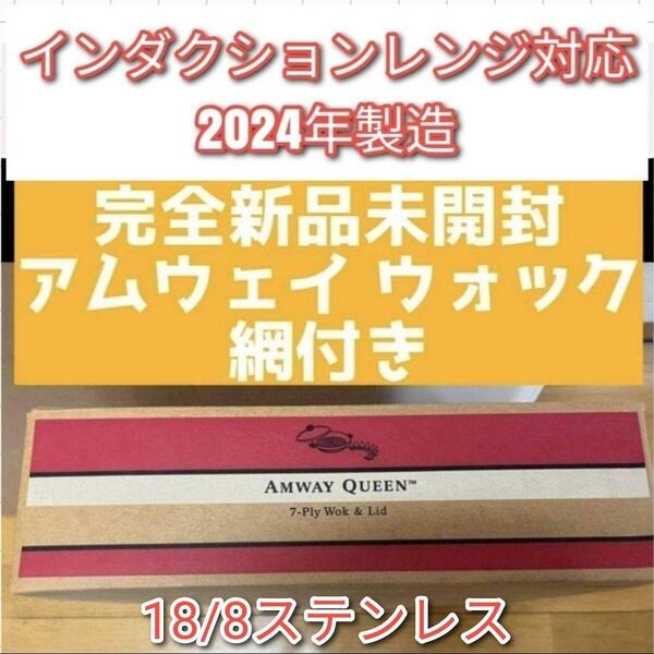 新品未開封 現行最新型 2024年製 Amway アムウェイ ウォック 網付き@