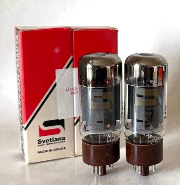 6L6GC/Svetlana 同一ロット マッチングペア チェック済み (委託出品)