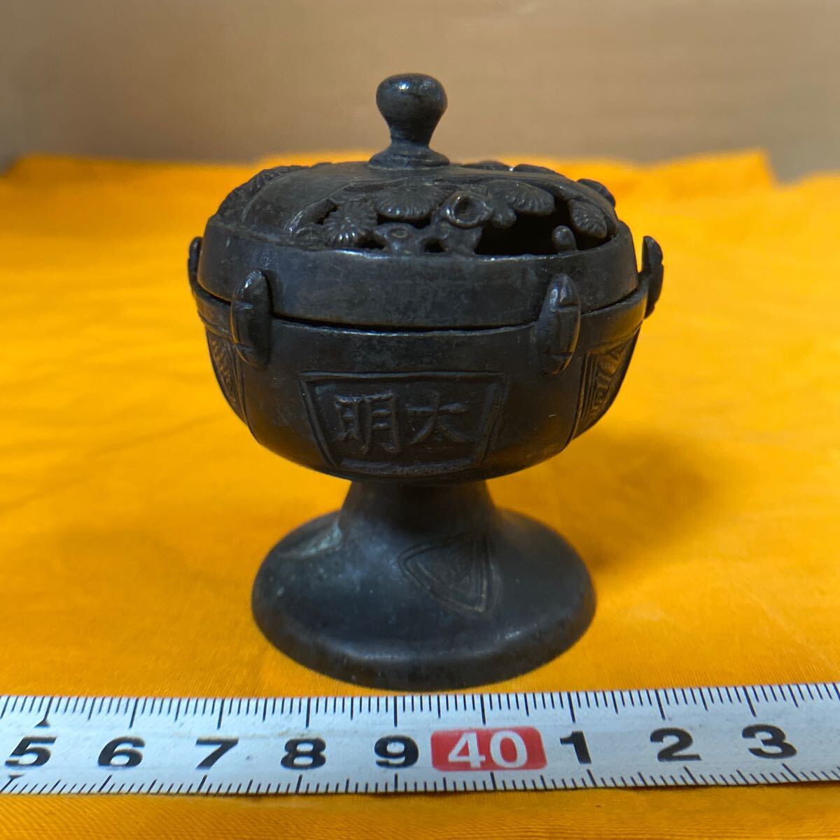 大明宣徳年製青銅器 喜怒哀楽四面仏頭 Yahoo!オークション -「大明宣徳年製」(銅製) (金属工芸)の落札