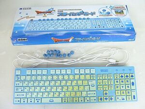 t702 動作品 HORI ホリ ドラゴンクエスト X 目覚めし五つの種族 Wii対応 スライム キーボード 元箱/フィギュア付き ドラクエ グッズ