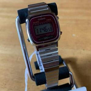 【新品】【箱無し】カシオ CASIO QUARTZ クオーツ レディース 腕時計 LA670WA-4 ボルドー ボルドー