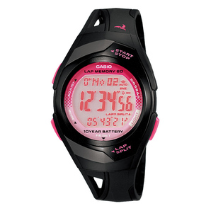 【新品・箱なし】カシオ CASIO 腕時計 メンズ レディース STR-300J-1BJF PHYS クォーツ ピンク ブラック