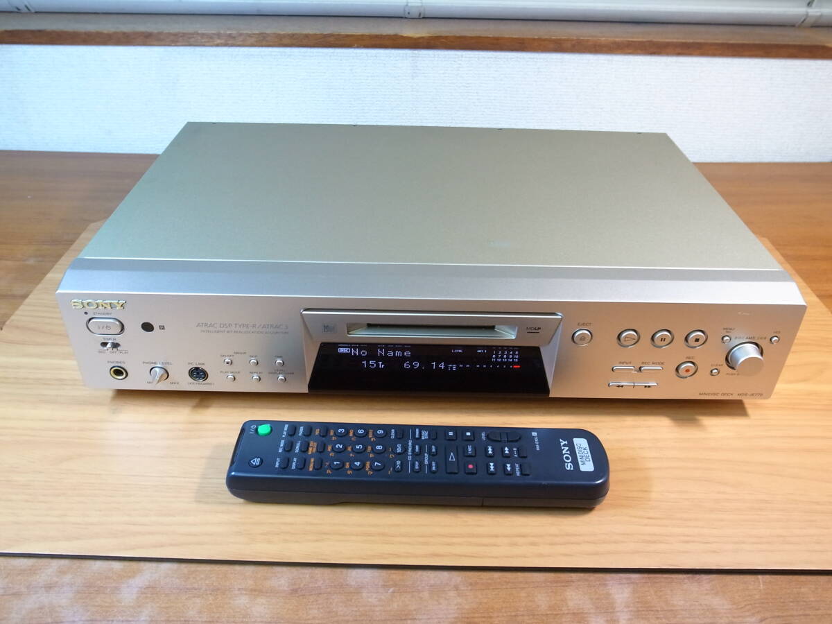 SONY MDデッキ MDS-JE770 Sony mds-je770 - YouTube
