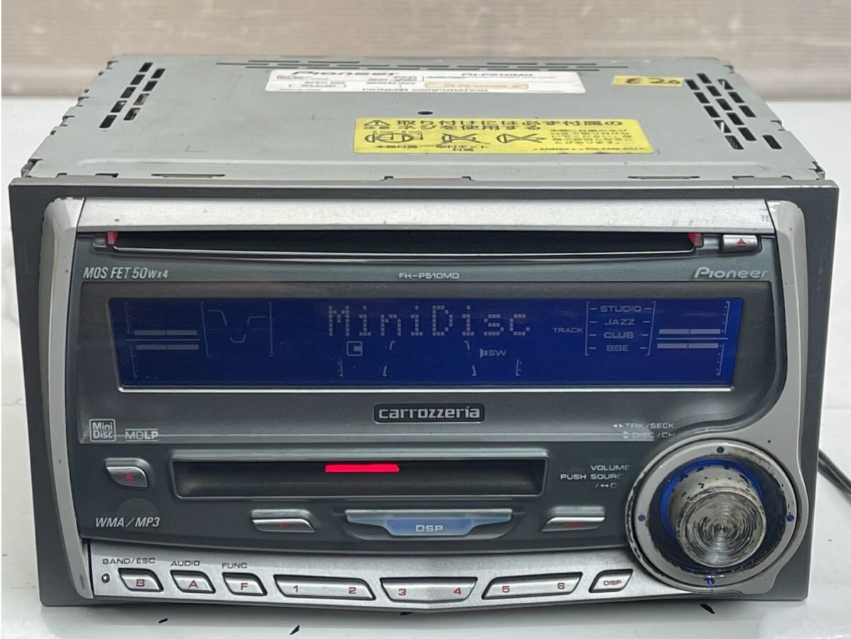  рабочее состояние подтверждено Carozzeria Car Audio CD MD плеер FH-P510MD 2DIN (E20)