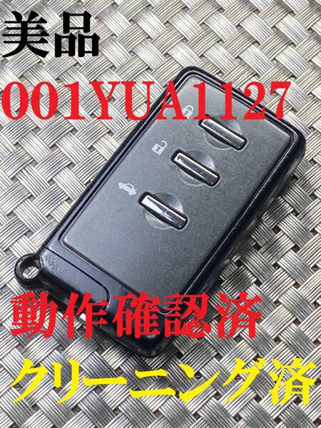 送料込『美品』『スバル』『3ボタン001YUA1127』『清掃済』『動作確認済』キーレス|スマートキー|レガシィB4| BRZ |WRX|インプレッサ|820