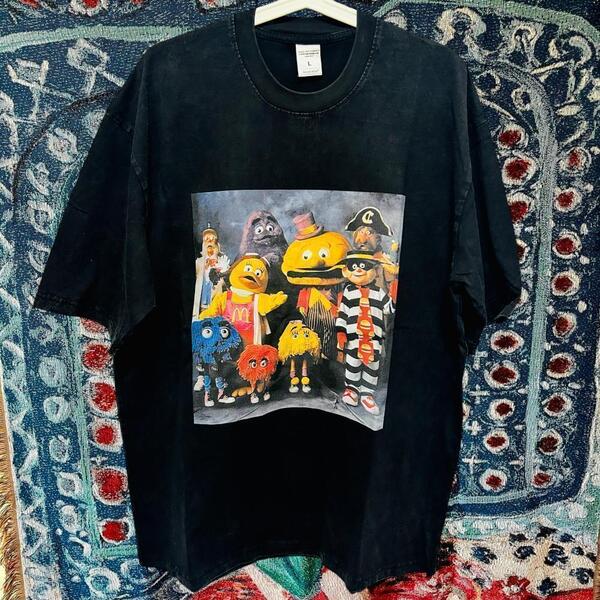 ドナルドギャング マクドナルド リプリント Tシャツ メンズ ハンバーグラー マックOF GANG ティーシャツ 半袖 ヴィンテージリプリント