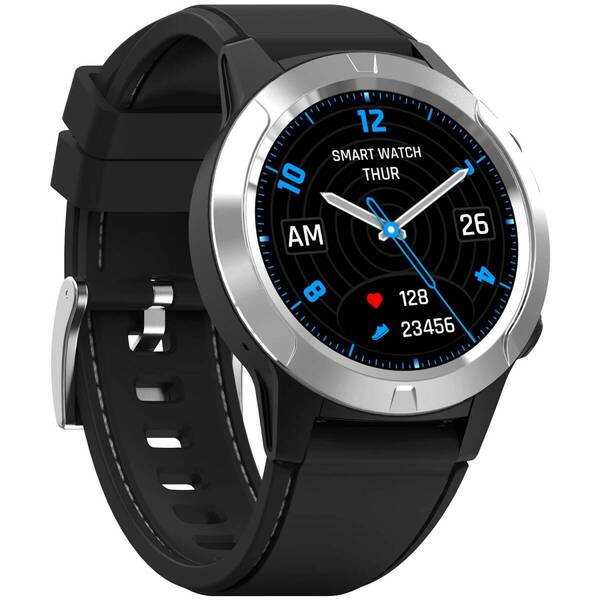 シルバー M4 GPS スマートウォッチ bluetooth通話 スマートウォッチ 心拍計 コンパス