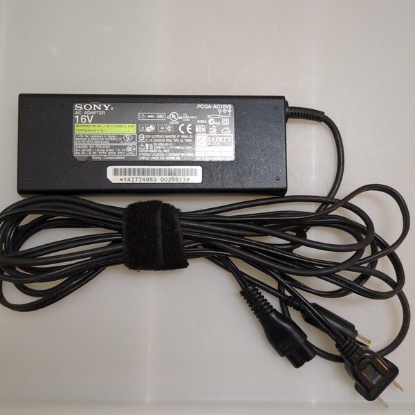 SONY ソニー ACアダプタ PCGA-AC16V6 16V 4A 管SRH