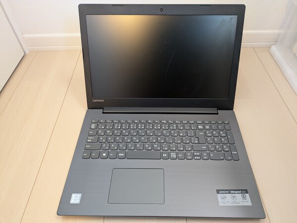 Lenovo Ideapad 330-15IKB i3 7020U メモリ 4GB ストレージなし バッテリー駆動 現状品 管PLY67