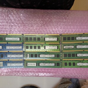 デスクトップPC用メモリ samsung sanmax SKhynix 4GB PC3 DDR3 12800U 12枚 管S34G