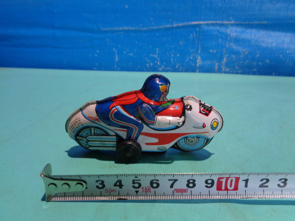 当時物 ブリキ 仮面ライダー サイクロン号 タカトク 昭和レトロ