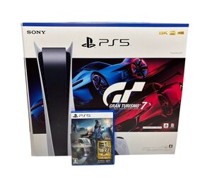 SONY PS5 CFIJ-10002 グランツーリスモ7 CFI-1200A 825GB コントローラーx2 三國無双 プレイステーション 中古