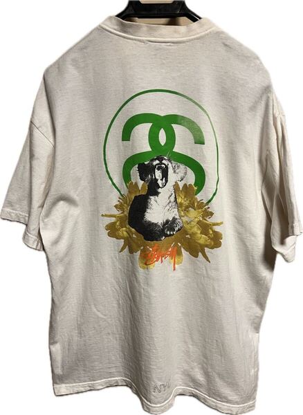 【送料無料】【NY限定】00's STUSSY NYC LIMITED フォトTシャツ MADE IN USA ステューシー オールド 白 XL ヴィンテージ Made In USA