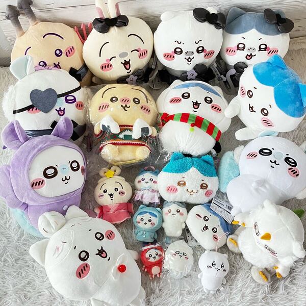 ちいかわ ぬいぐるみ 20点セット 大量まとめ売り スフィンクス クリスマス エニマイくじ C賞 未開封 あのこ てんし あくま タグあり多数 20