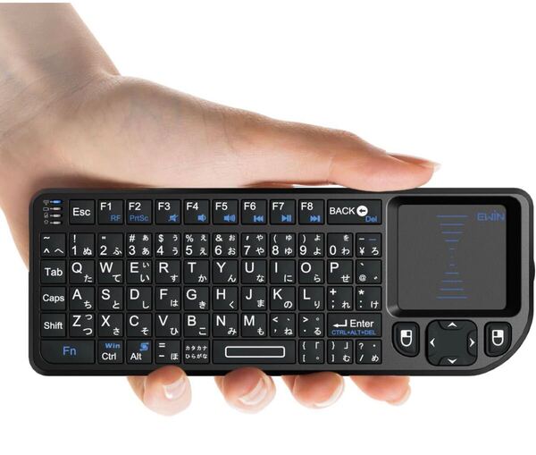 ミニ キーボード ワイヤレス 2.4GHz タッチパッド搭載 超小型