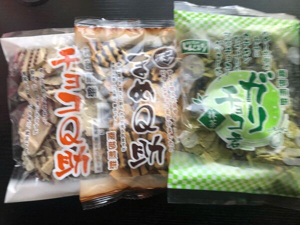 南部せんべい チョコQ助 まめQ助 ガリチョコ君 抹茶