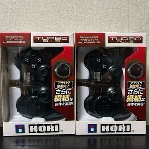PS3 ホリパッド3 ターボプラス ブラック 2個