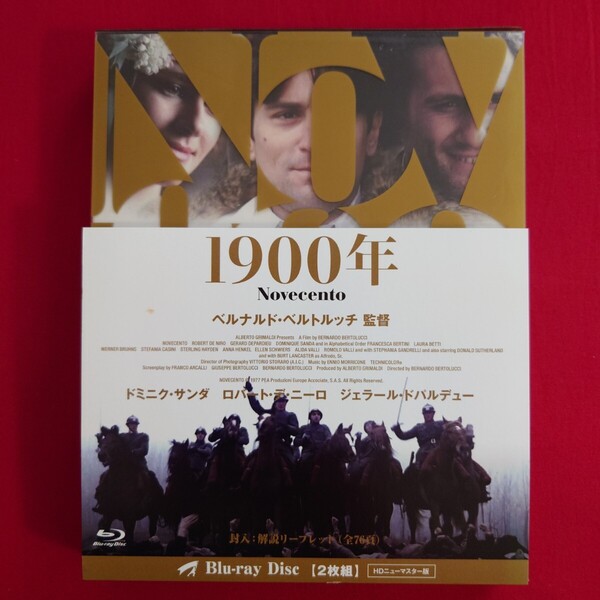 即日発送 帯付 1900年 blu-ray ブルーレイ ベルナルド・ベルトルッチ ロバート・デ・ニーロ 映画