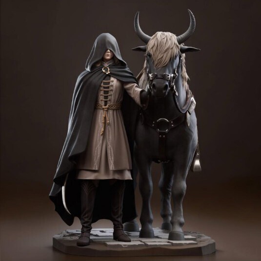 1/8 ELDEN RING 針の騎士レダ 未塗装 フィギュア ガレージキット