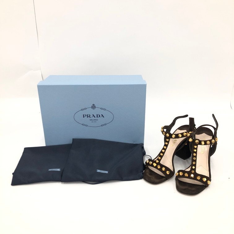 Yahoo!オークション -「プラダ スタッズ サンダル」の落札相場