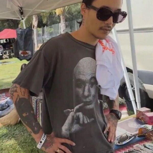 ドクターイーブル 山田レン 着 Dr.EVIL Tシャツ ムービー 映画 Austin Powers オースティンパワーズ USA 90s 製 ヴィンテージ バドワイザー