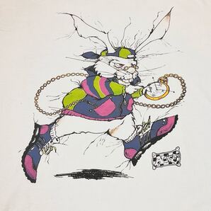 不思議の国のアリス Tシャツ ALICE IN WONDERLAND ウサギ チェシャ猫 アリスインワンダーランド ディズニーランド 映画 USA 90s 製 アニメ
