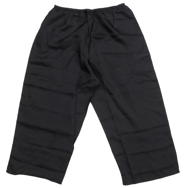 未使用 Yohji Yamamoto FEMME ペチパンツ ウエストゴム キュプラ 黒 ブラック ヨウジヤマモト ファム インナー ペチコート Y's ワイズ リミ