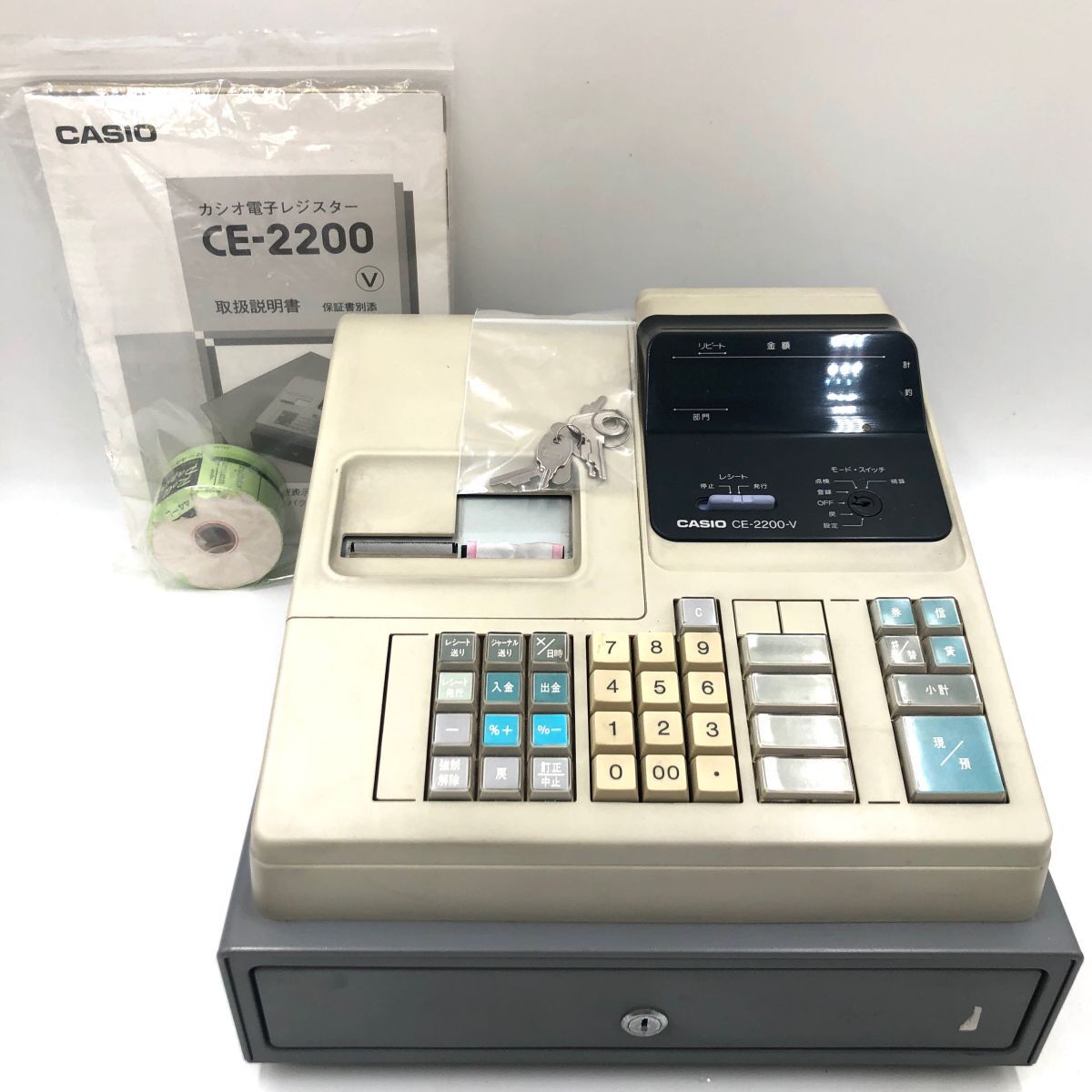 CASIO カシオ レジスター CE-2200 V Yahoo!オークション -「ce-2200」の落札相場・落札価格