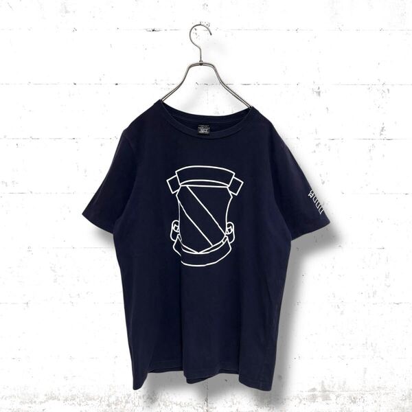 希少 number nine エンブレム 半袖 Tシャツ アーカイブ クークス ナンバーナイン 紺色 ネイビー 3 Lサイズ相当 日本製
