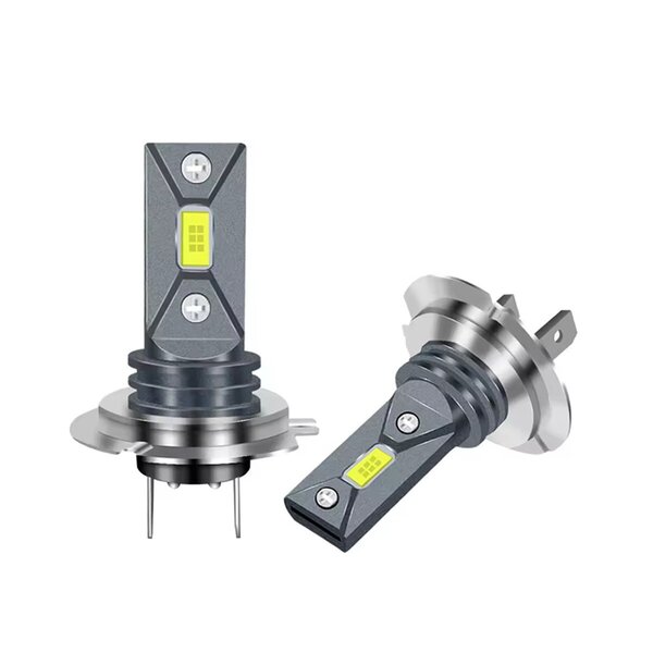 12V 24V 兼用 H7 LED バルブ ヘッドライト CSP ショートバルブ 2個 360度 ホワイト フォグランプ 3570 80W / 158-8×2 PP*