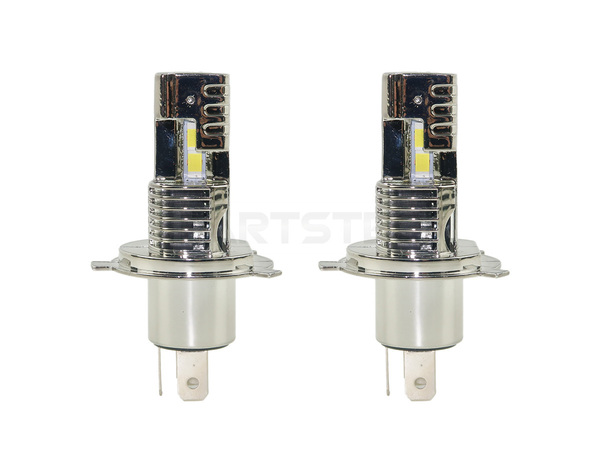 12V H4 LED ヘッドライト バルブ 左右 2個セット 110W 8000LM 純正交換 ポン付け IP65 3570 A gradeチップ 自動車 バイク / 46-81x2 PP*