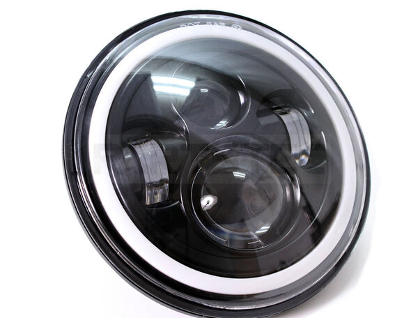 汎用 7インチ LED ヘッドライト 1個 プロジェクター ユニット デイライト ウインカー 付き ウインカーポジション 汎用 / 147-152 NA*