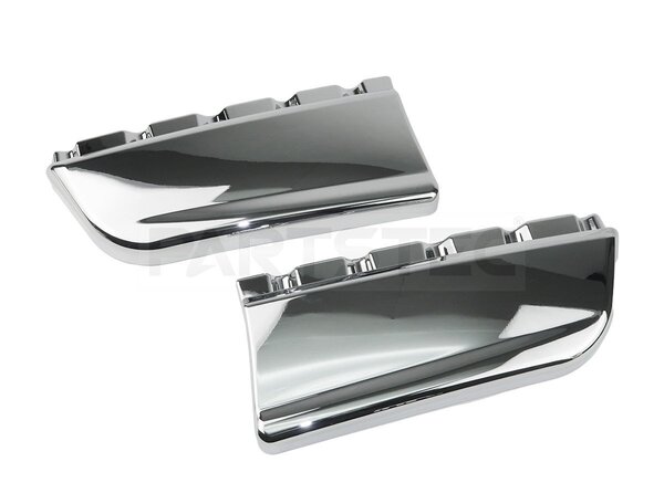 いすゞ NEW エルフ H11/5~H16/5 標準/ワイド メッキ サイドステップ サイドスカート 左右セット トラック パーツ カスタム / 147-146NB*