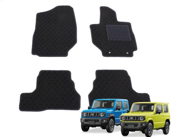 スズキ ジムニー/ジムニーシエラ JB64W/JB74W 【AT車】専用 フロアマット ブラック 日本製 カーマット 黒 社外品 / B 009-29-9 NF*