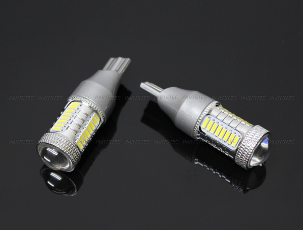 12V 24V 対応 T16 LED ウェッジ バルブ ホワイト CREE 2個セット 爆光! バックランプ / 146-186×2 NG*