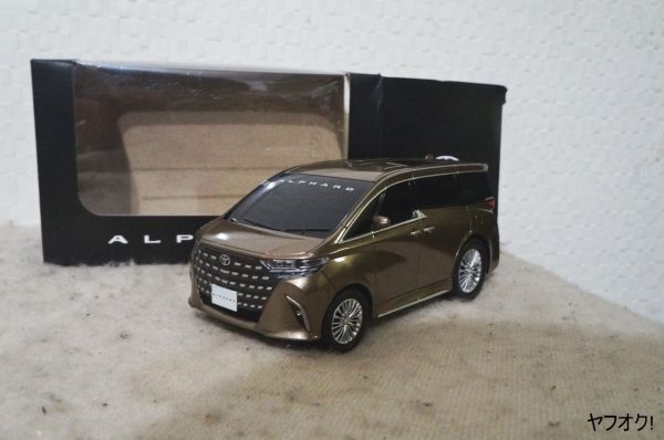 新型アルファード ミニカー カラーサンプル プラチナホワイト
