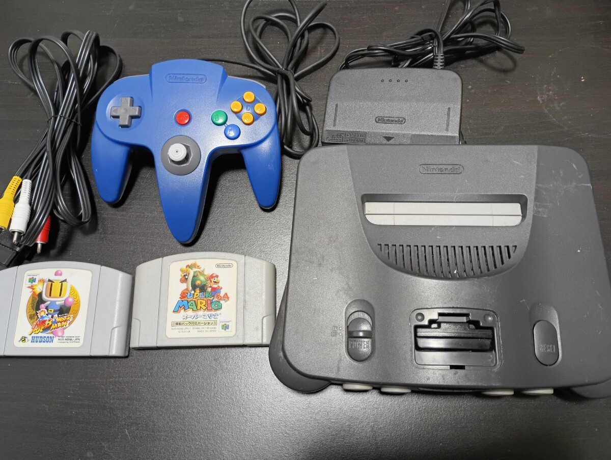 NINTENDO 64 - ニンテンドー64本体 カセット ジャンク セットの