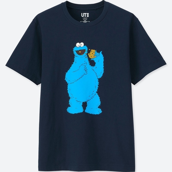 * 1点のみ 送料無料 * UNIQLO KAWS UT ユニクロ カウズ Tシャツ コラボ セサミストリート / Sサイズ *