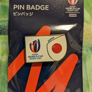 * RWC2023 ラグビー ワールドカップ フランス大会 オフィシャル・ピンバッジ ピンバッチ ピンズ / JAPAN 日本 White *