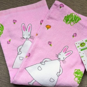 * わたしのワンピース バスタオル 60×120cm 新品 西巻茅子 / Pink *